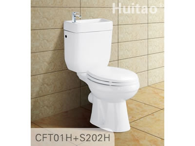 CFT01H+S202H直冲式分体座便器