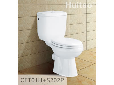 CFT01H+S202P Split toilet