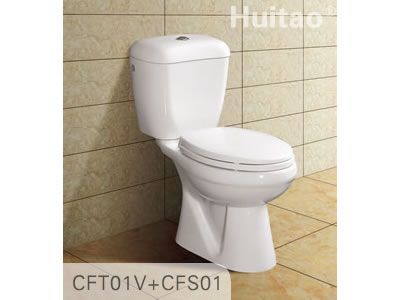 CFT01V+CFS01直冲式分体座便器