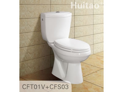 CFT01V+CFS03直冲式分体座便器