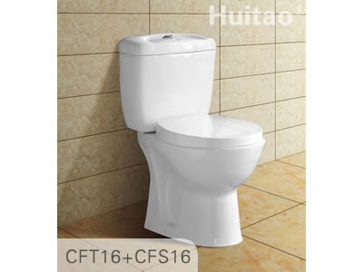 CFT16+CFS16直冲式分体座便器