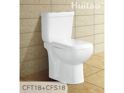 CFT18+CFS18直冲式分体座便器