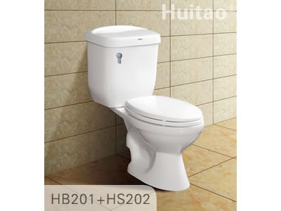 HB201+HS202虹吸式分体座便器